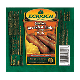 Eckrich&nbsp;&nbsp;maple smok-y-links sausage made with pork, turkey and beef Full-Size Picture
